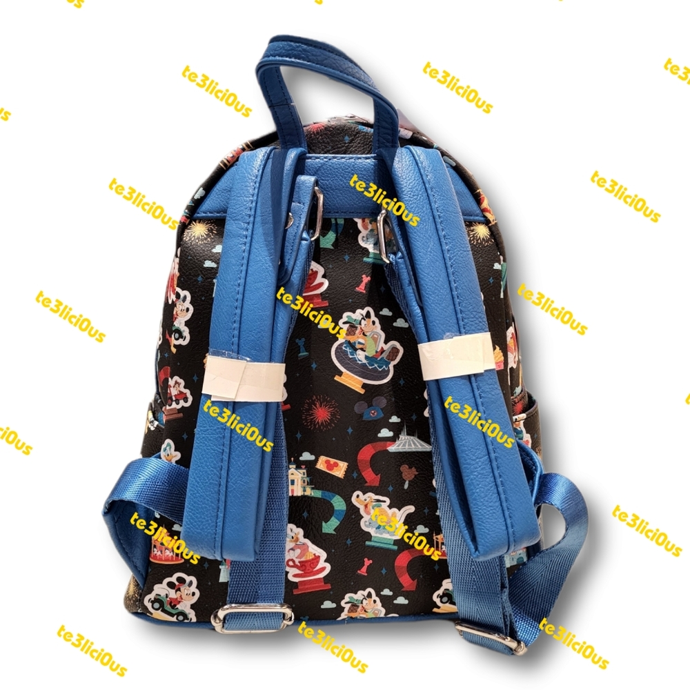 DISNEYLAND LOUNGEFLY PARK ICONS BACKPACK - Picture 5 of 7
